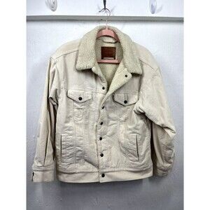 LEVI'S EX BOYFRIEND SHEPRA LINED CORDUROY WOMENS JACKET SIZE XS
